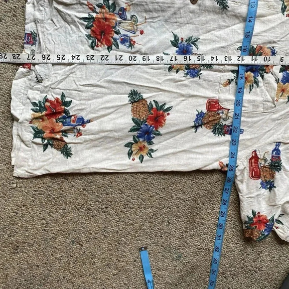 Batik Bay Men's XXL Hawaiian Silk Blend Camp Travel Vacation Shirt Button Up - Picture 2 of 5